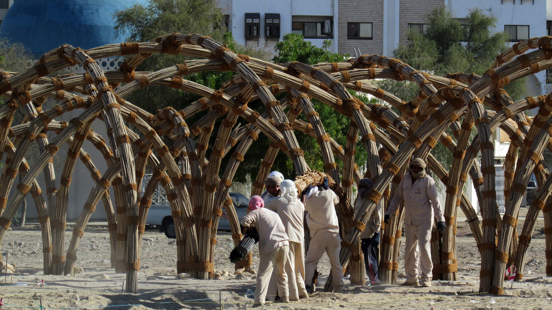 The Sabla Palm Leaf Sheter Al Ain UAE