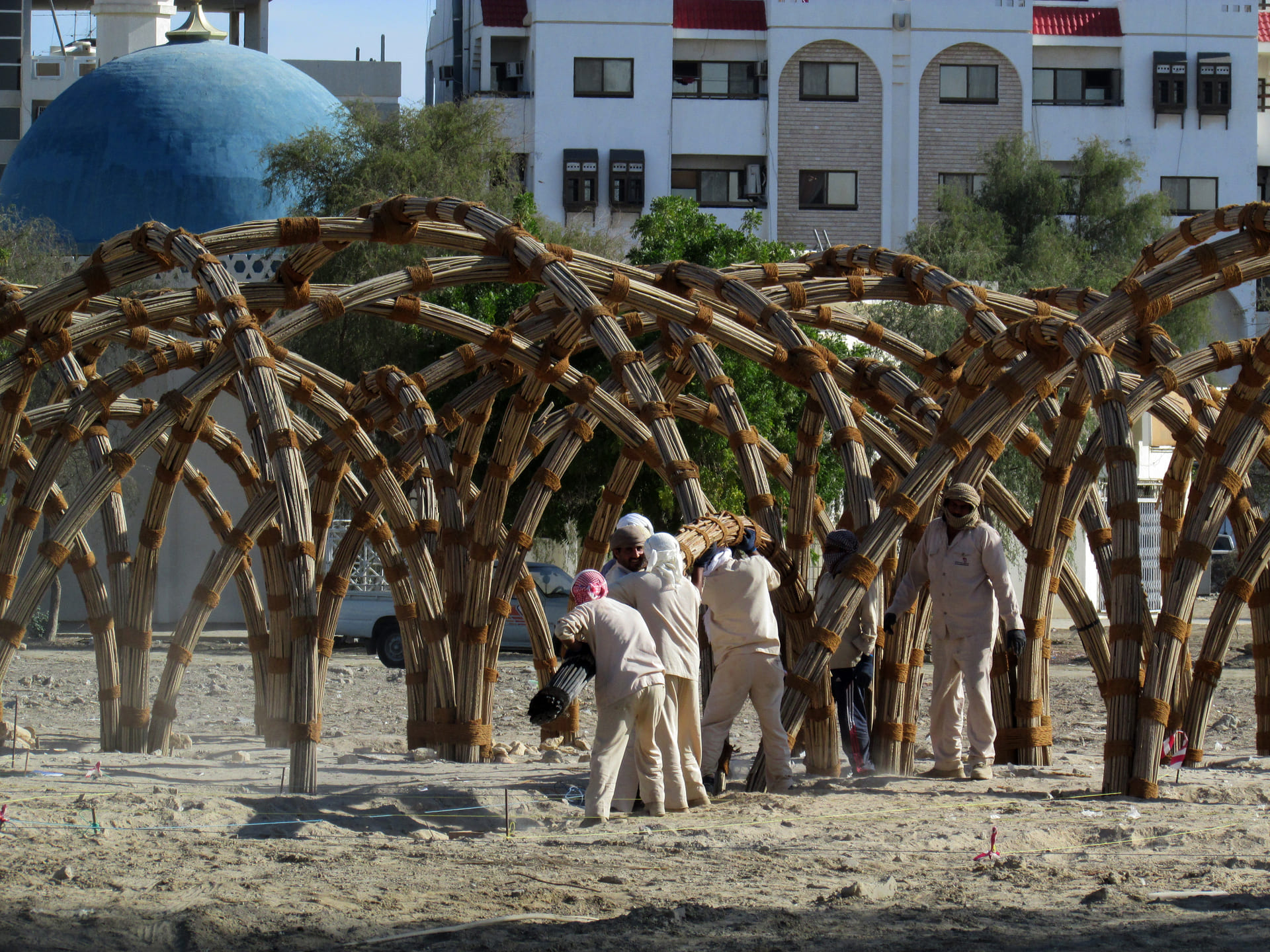 The Sabla Palm Leaf Sheter Al Ain UAE